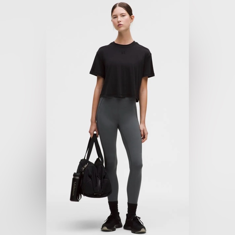 lululemon athletica Wunder Train High-Rise Tight 25" Flocked